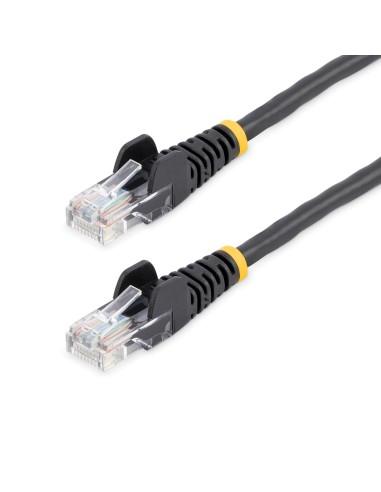 StarTech.com 45PAT5MBK cable de red 5 m Cat5e U UTP (UTP) Negro