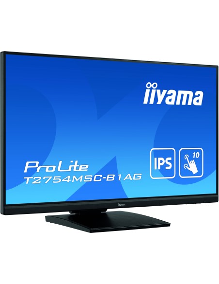 iiyama ProLite T2754MSC-B1AG monitor pantalla táctil 68,6 cm (27") 1920 x 1080 Pixeles Multi-touch Multi-usuario Negro