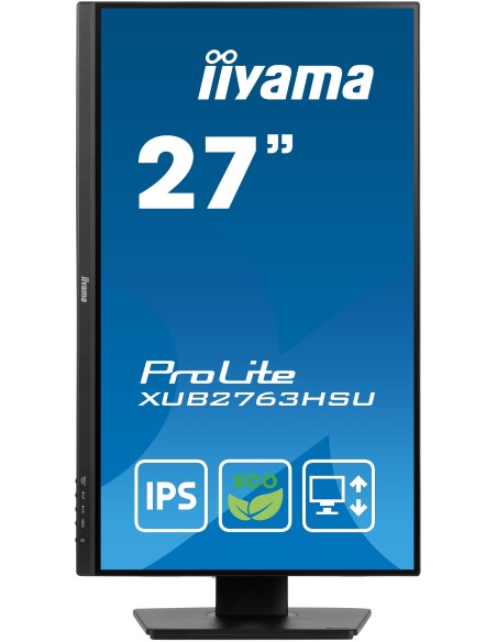 iiyama ProLite XUB2763HSU-B1 pantalla para PC 68,6 cm (27") 1920 x 1080 Pixeles Full HD LED Negro