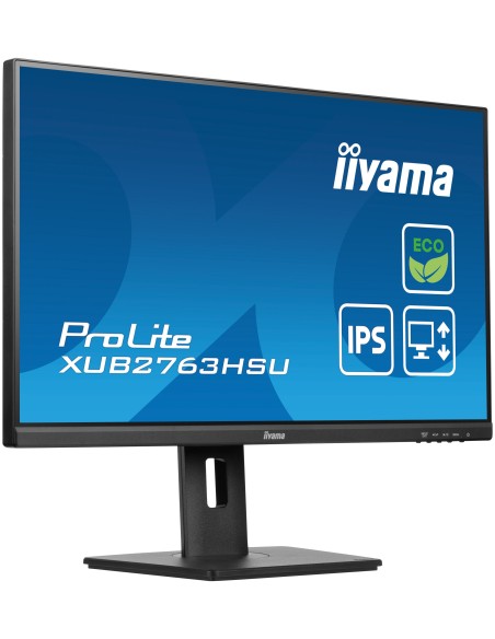 iiyama ProLite XUB2763HSU-B1 pantalla para PC 68,6 cm (27") 1920 x 1080 Pixeles Full HD LED Negro