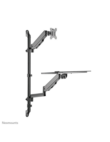 Neomounts estación de trabajo de pie o sentado para pared