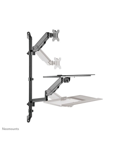 Neomounts estación de trabajo de pie o sentado para pared