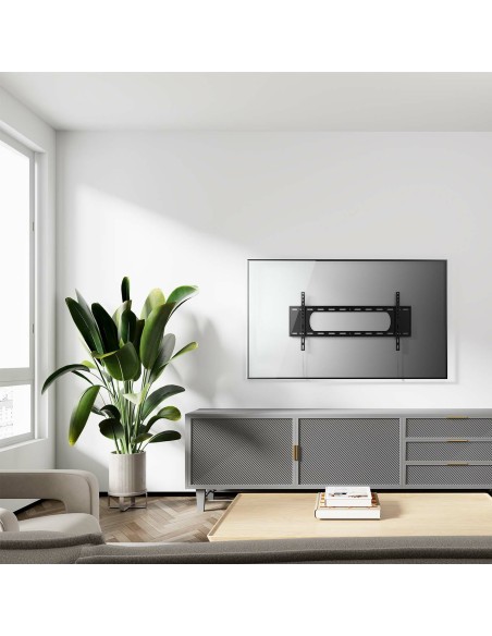AISENS Soporte ECO Ultra Delgado para Monitor Tv 80Kg de 43-90, Negro