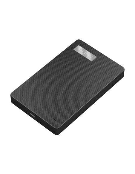 AISENS Caja Externa 2,5? 9.5mm SATA a USB-C USB3.1 Gen1, Negra