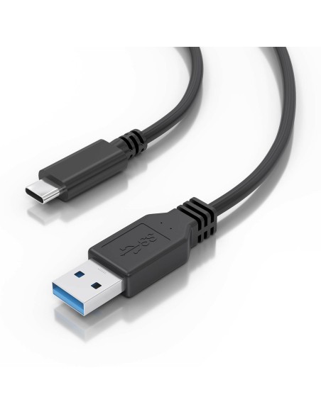 AISENS Cable USB 3.1 Gen2 10Gbps 3A, Tipo USB-C M-A M, Negro, 2.0m