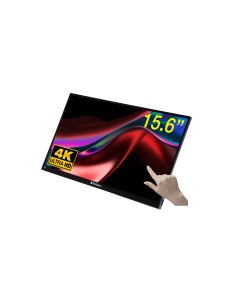 Verbatim 32238 pantalla para PC 39,6 cm (15.6") 3840 x 2160 Pixeles 4K Ultra HD LCD Pantalla táctil Negro