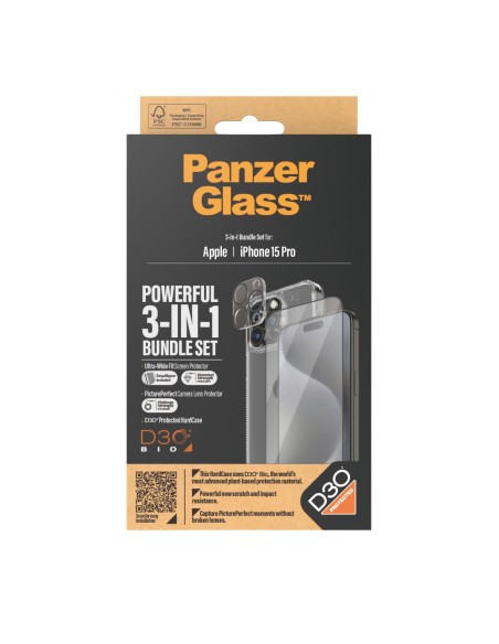 PanzerGlass B1173+2810 protector de pantalla o trasero para teléfono móvil Apple 1 pieza(s)
