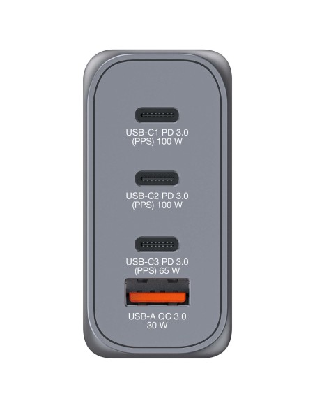 Verbatim GNC-100 Universal Negro, Gris Corriente alterna Carga rápida Interior