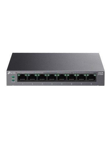 SWITCH TP-LINK LS108GP 8 PUERTOS GIGABIT DESKTOP POE+