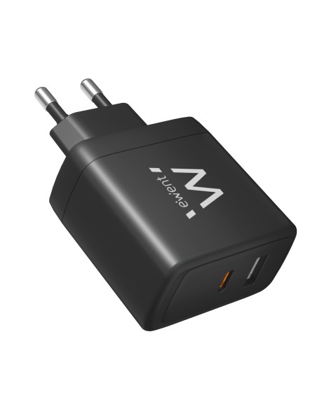 CARGADOR RAPIDO EWENT 2PUERTOS (USB-C A) 65W