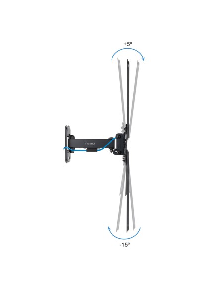 SOPORTE PARED PANTALLAS 13-55 GIRAINCLI 25KG NEGRO TOOQ LP1355TN-B