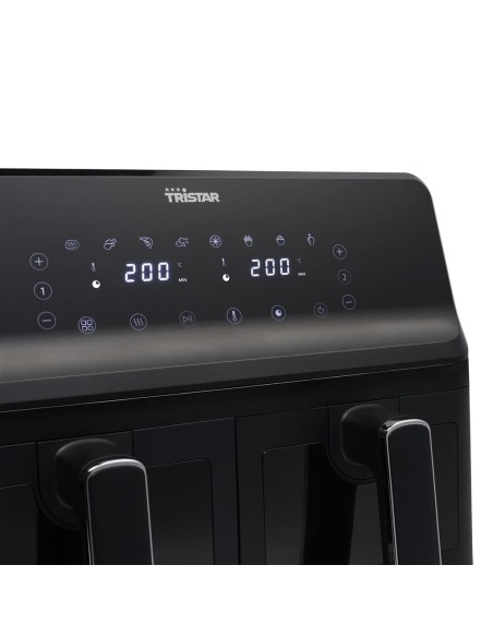Tristar FR-9040 freidora Doble 8 L Independiente 2700 W Freidora de aire caliente Negro
