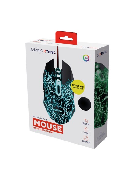 Trust 24752 ratón Ambidextro USB tipo A 4000 DPI