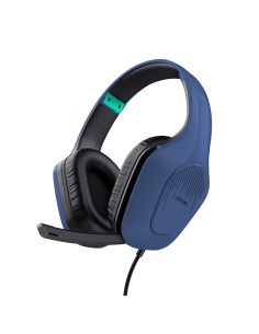 Trust GXT 415B Zirox Auriculares Alámbrico Diadema Juego Azul