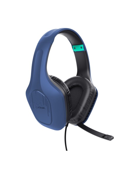 Trust GXT 415B Zirox Auriculares Alámbrico Diadema Juego Azul