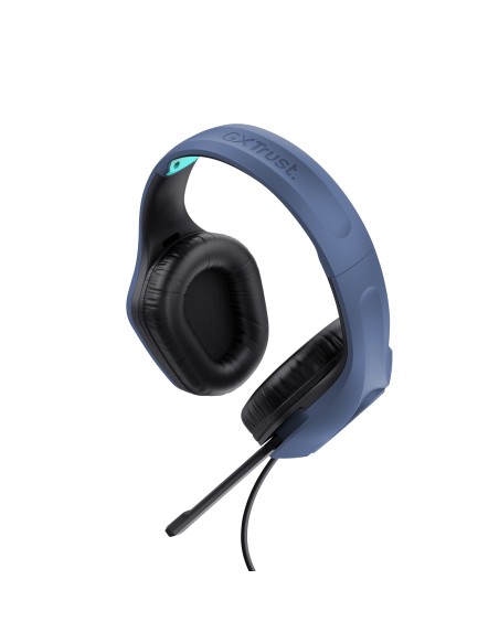 Trust GXT 415B Zirox Auriculares Alámbrico Diadema Juego Azul