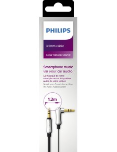 Philips DLC2402BK 10 cable de audio 1,2 m 3,5mm Negro