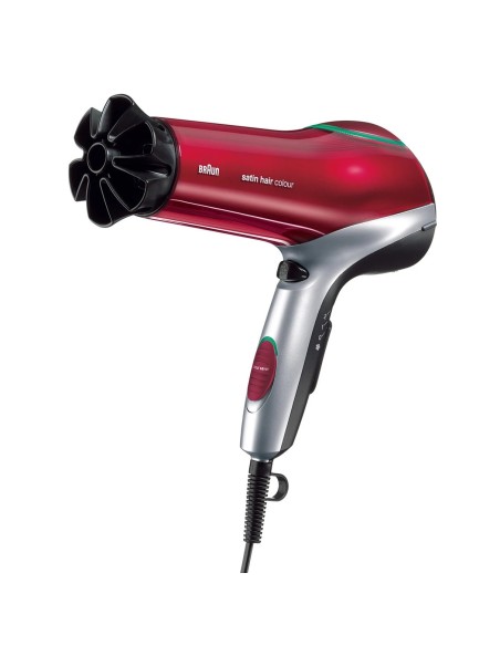 Braun HD770 2200 W Rojo, Plata