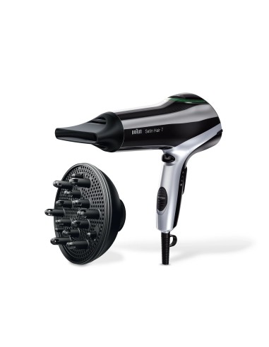 Braun HD730 2200 W Negro, Plata