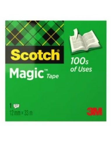 CINTA ADHESIVA INVISIBLE 3M - 33M x 12MM - SCOTCH MAGIC
