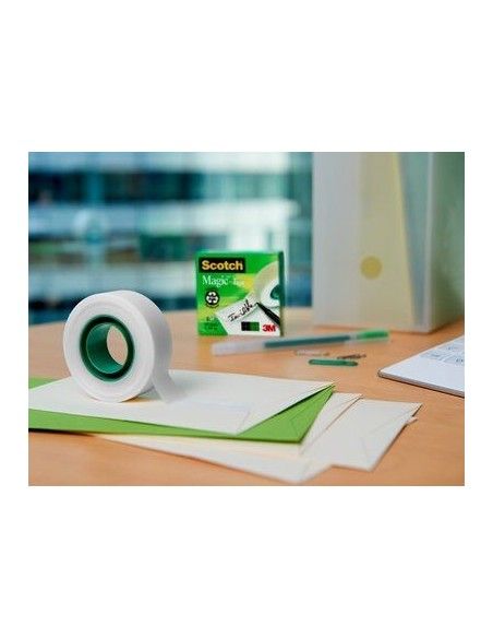 CINTA ADHESIVA INVISIBLE 3M - 33M x 12MM - SCOTCH MAGIC
