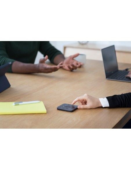 Logitech MeetUp mando a distancia RF inalámbrico Webcam Botones Gris