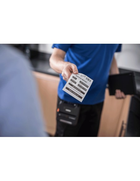 Brother BDL-7J000102-058 Blanco Etiqueta para impresora no adhesiva