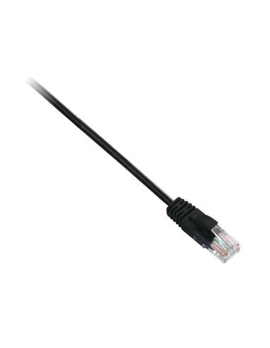 V7 Cable RJ-45 no blindado Cat6 U UTP (UTP) Macho Macho, 2 m 6.6ft Negro