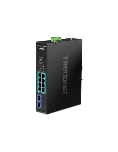 Trendnet TI-PGM102 switch Gigabit Ethernet (10/100/1000) EnergÍ­a sobre Ethernet (PoE) Negro