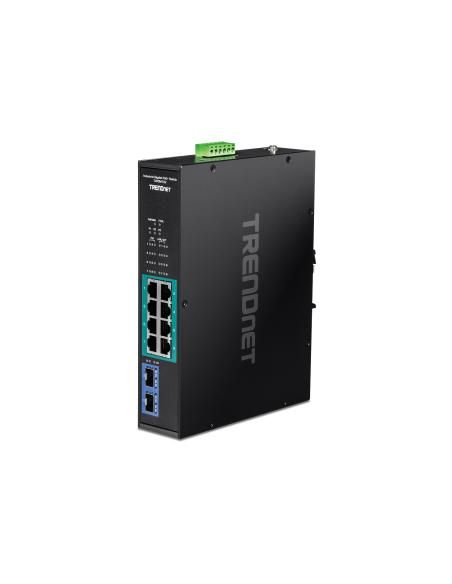 Trendnet TI-PGM102 switch Gigabit Ethernet (10/100/1000) EnergÍ­a sobre Ethernet (PoE) Negro