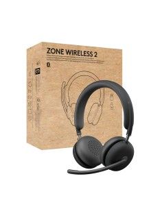 Logitech Zone Wireless 2 Auriculares Inalámbrico y alámbrico Diadema Oficina Centro de llamadas USB Tipo C Bluetooth Grafito