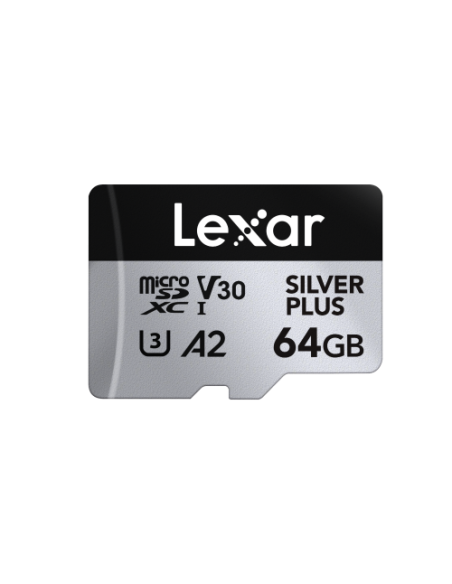 Lexar Professional SILVER PLUS 64 GB MicroSDXC UHS-I Clase 3