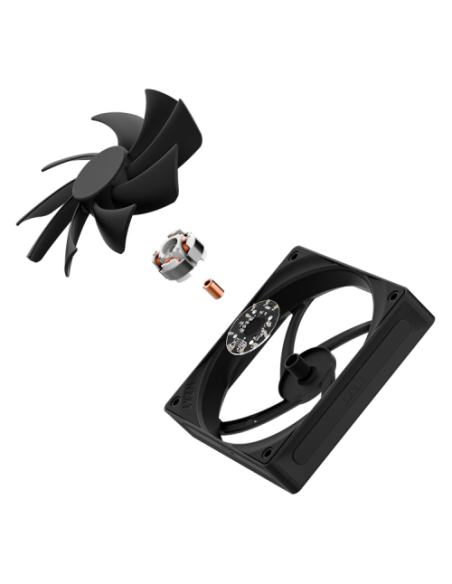 NZXT RF-Q12SF-B2 sistema de refrigeración para ordenador Carcasa del ordenador Ventilador 12 cm Negro 1 pieza(s)