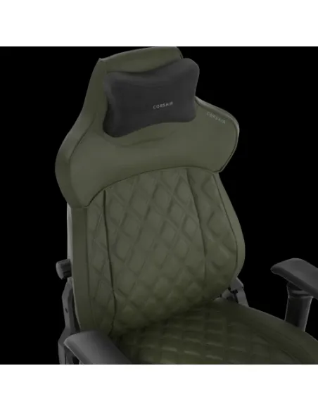 Corsair TC500 LUXE Silla para videojuegos de PC Asiento acolchado Verde