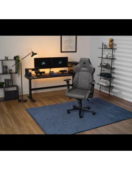 Corsair TC500 LUXE Silla para videojuegos de PC Asiento acolchado Negro