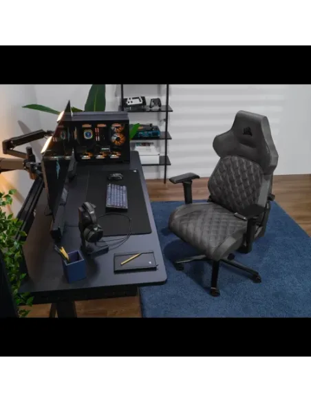 Corsair TC500 LUXE Silla para videojuegos de PC Asiento acolchado Negro