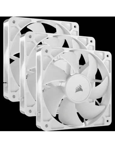 Corsair RS120 Carcasa del ordenador Ventilador 12 cm Blanco 3 pieza(s)