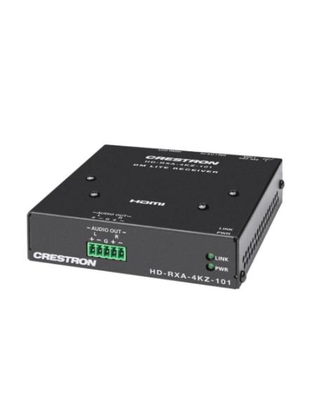 CRESTRON DM LITE 4K60 4:4:4 RECEIVER FOR HDMI AND ANALOG AUDIO SIGNAL EXTENSION OVER CATX CABLE (HD-RXA-4KZ-101) 6511921