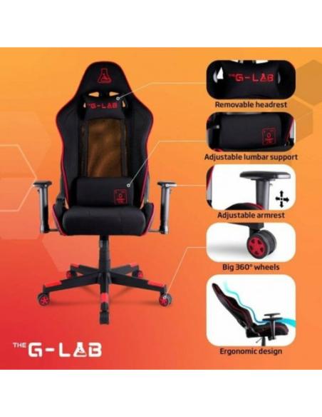 THE G-LAB GAMING CHAIR ERGONOMIC-SIZE XL - RED (KS-OXYGEN-XL-RED)