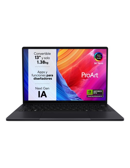 ASUS ProArt PX13 OLED HN7306WV-LX011W - Ordenador Portátil 13.3" 3K (AMD Ryzen AI 9 HX 370, 32GB RAM, 1TB SSD, NVIDIA RTX 4060 8