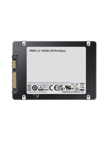 Samsung PM893 2.5" 960 GB Serial ATA III V-NAND TLC