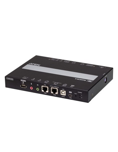 ATEN Conmutador KVM sobre IP 4K HDMI de 1 puerto con acceso compartido local remoto