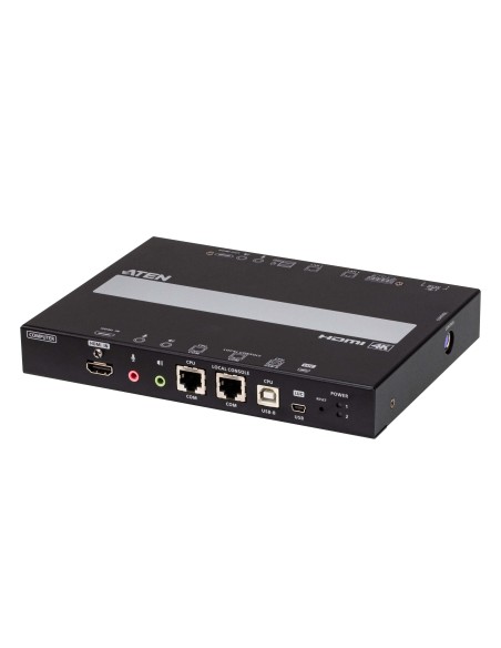 ATEN Conmutador KVM sobre IP 4K HDMI de 1 puerto con acceso compartido local remoto