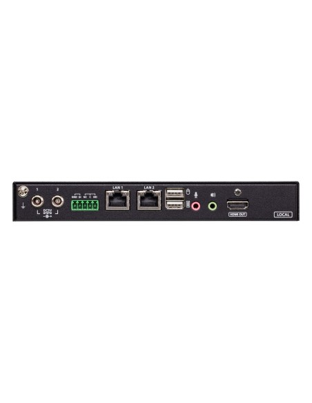 ATEN Conmutador KVM sobre IP 4K HDMI de 1 puerto con acceso compartido local remoto