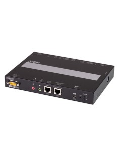 ATEN Switch KVM con acceso por IP VGA de 1 puerto con acceso compartido desde 1 consola local remota