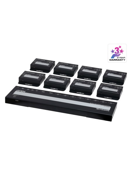 ATEN VS1828KIT-AT-G divisor de video HDMI 2x HDMI