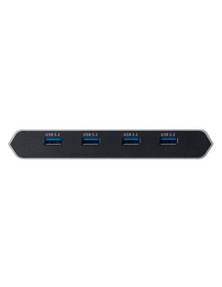 ATEN Conmutador KVM 4K DisplayPort USB-C de 2 puertos con paso de corriente