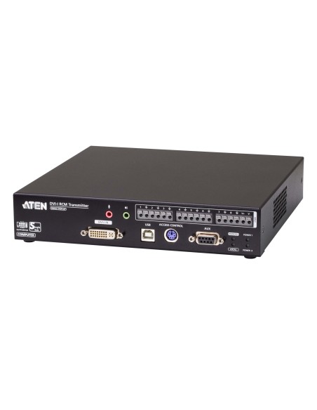 ATEN Transmisor KVM por IP DVI-I para un monitor y con acceso remoto