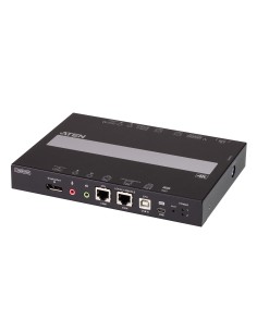 ATEN Switch KVM con acceso por IP DisplayPort 4K de 1 puerto con acceso compartido desde 1 consola local remota