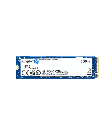Kingston Technology NV3 M.2 500 GB PCI Express 4.0 NVMe 3D NAND